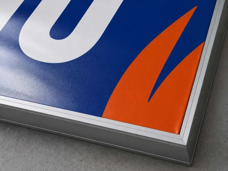 Print backlit banner